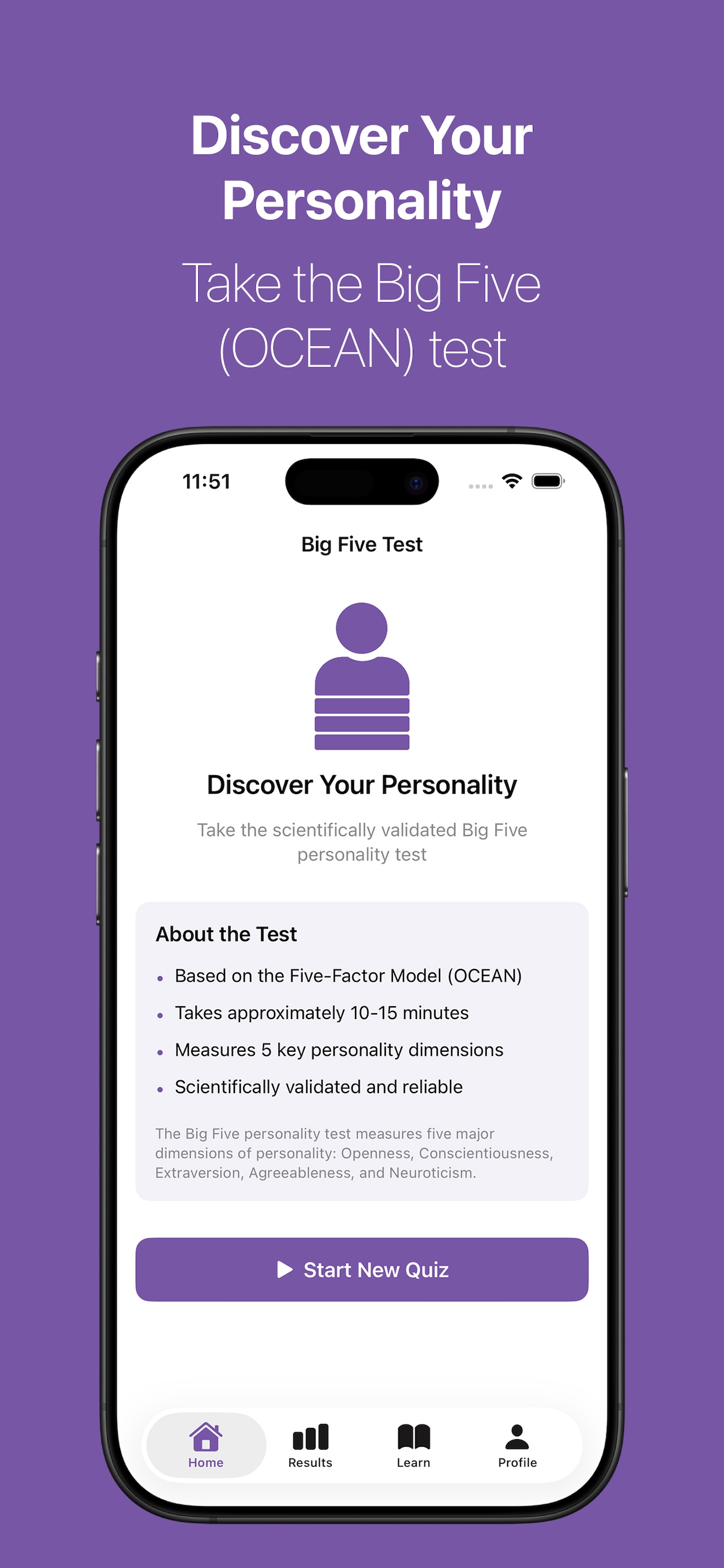 bigfive Screenshot